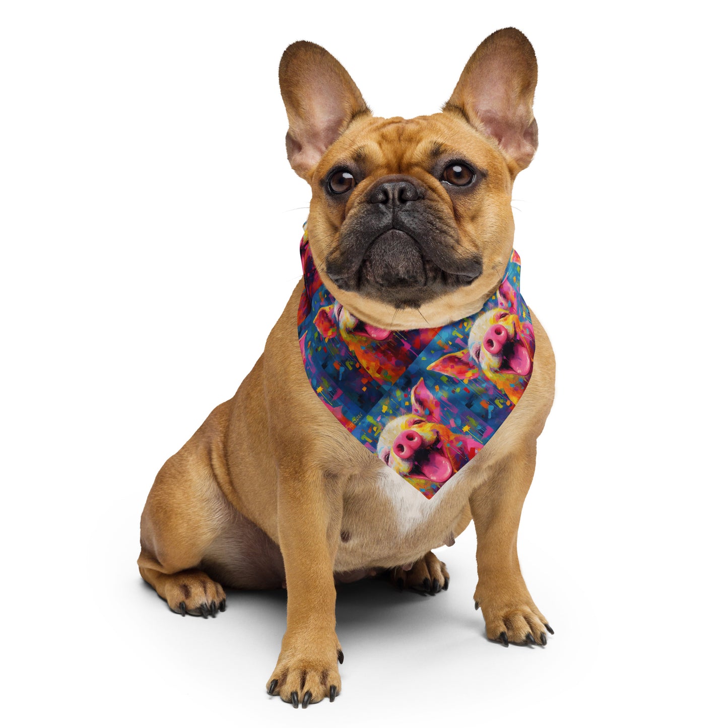 Happy as a Pig - All-over print bandana