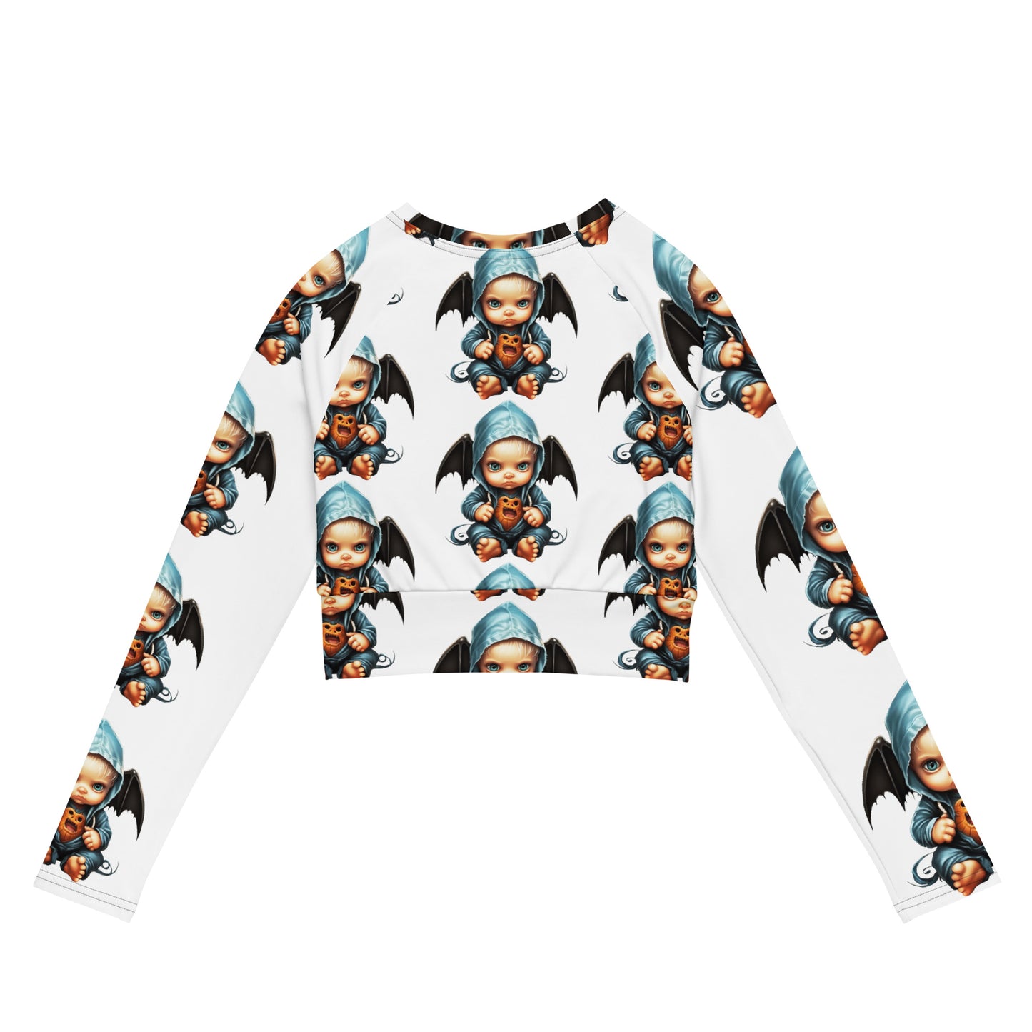 Blitz Recycled long-sleeve crop top