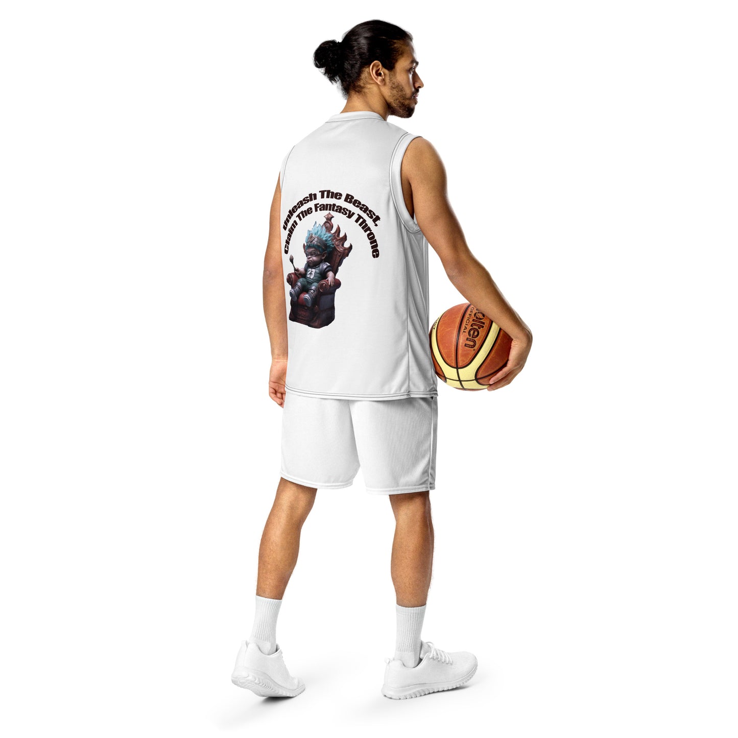 Gridiron King Recycled unisex basketball jersey