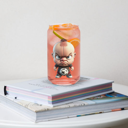 Lil Fury Can-shaped glass