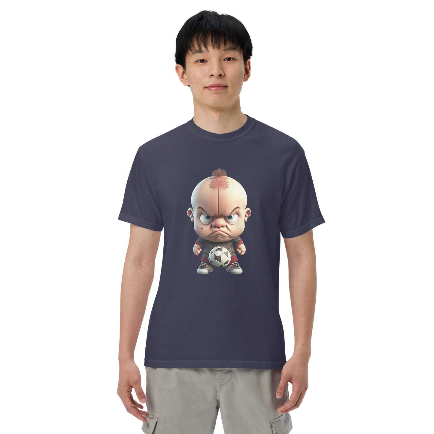 Lil Fury Men’s garment-dyed heavyweight t-shirt