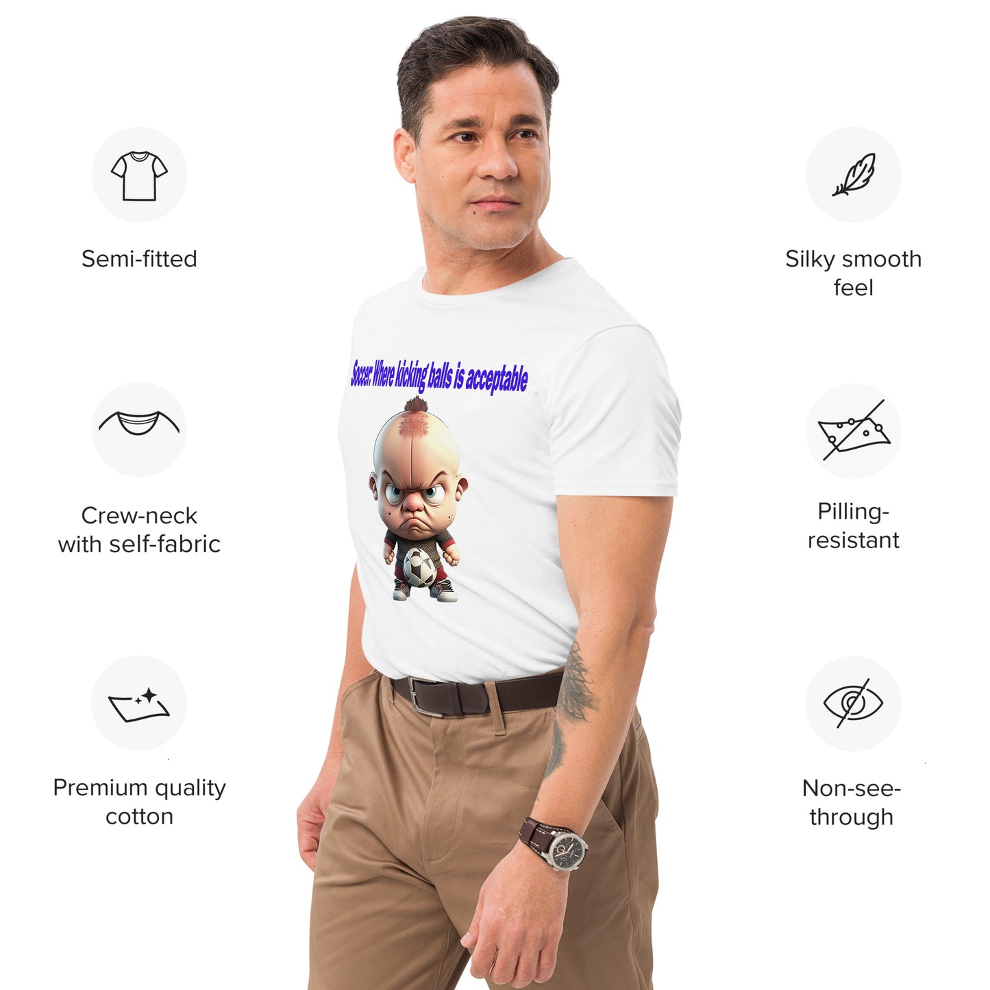 Lil Fury Men's premium cotton t-shirt