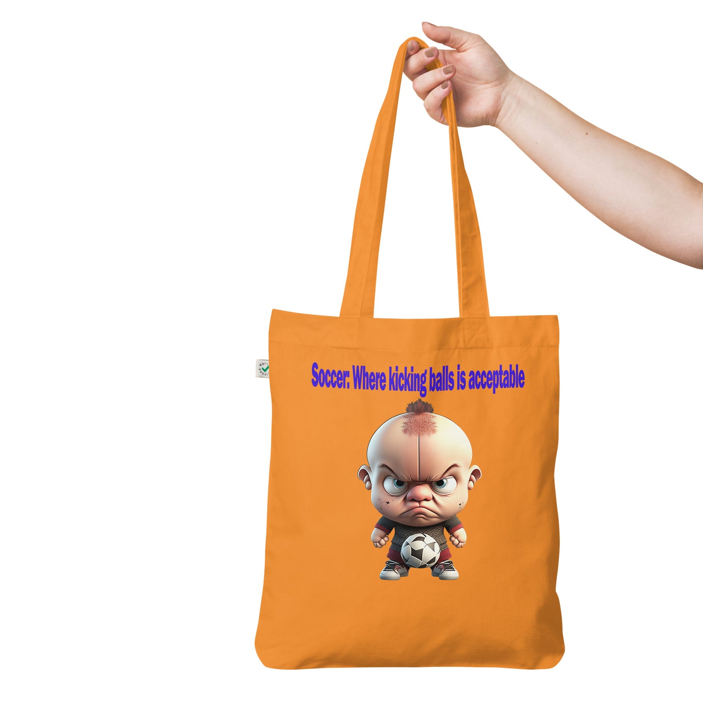 Lil Fury Organic fashion tote bag