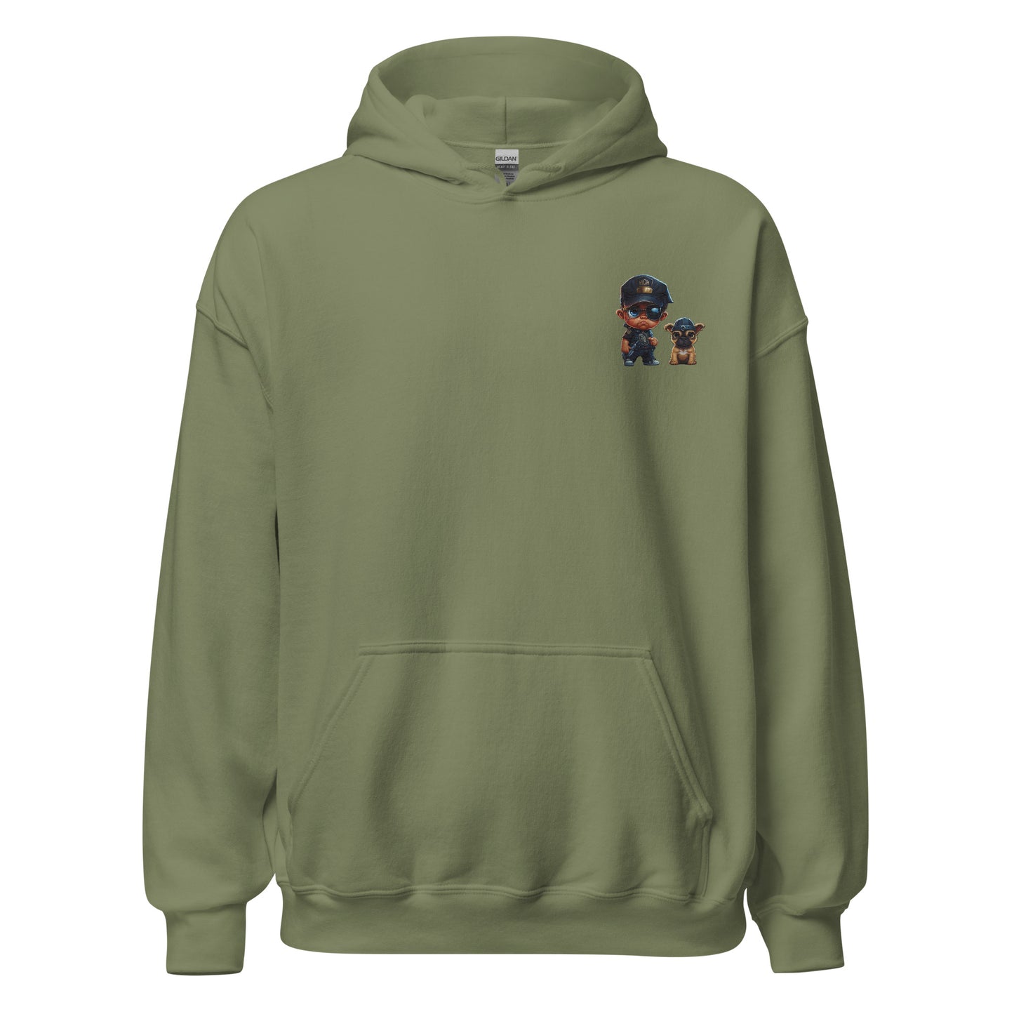 Tiny Enforcer & Paws Unisex Hoodie