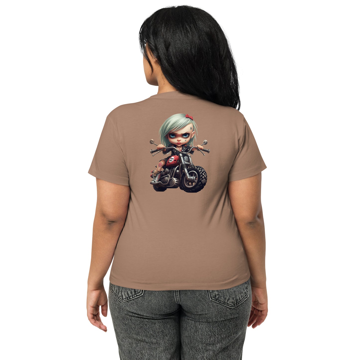 Moto Maven Women’s high-waisted t-shirt